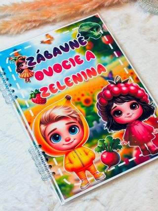 Zabávné ovocie a zelenina🍒🥦 🫟formát:A4 🫟len 2 stránky Cena: 7€